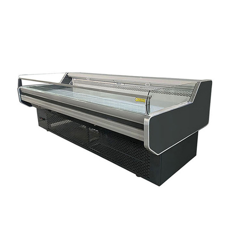 Large -2~8ºC Mobile Portable Deli Meat Display Refrigerator Open Freezer