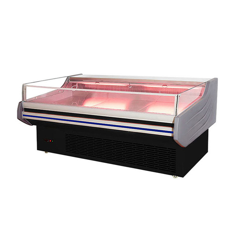 Large -2~8ºC Mobile Portable Deli Meat Display Refrigerator Open Freezer
