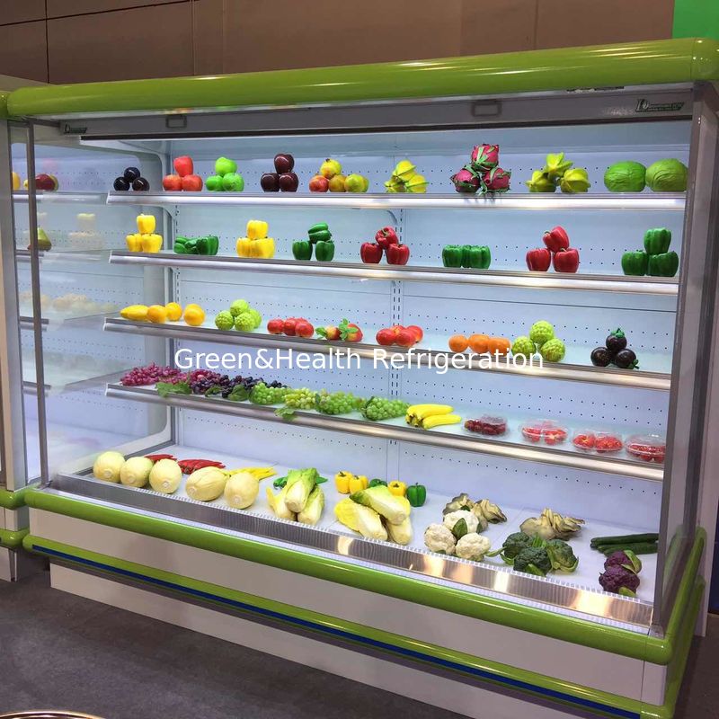 R404a / R134 Multideck Open Chiller / Supermarket Display Refrigerator Fan Cooling Type