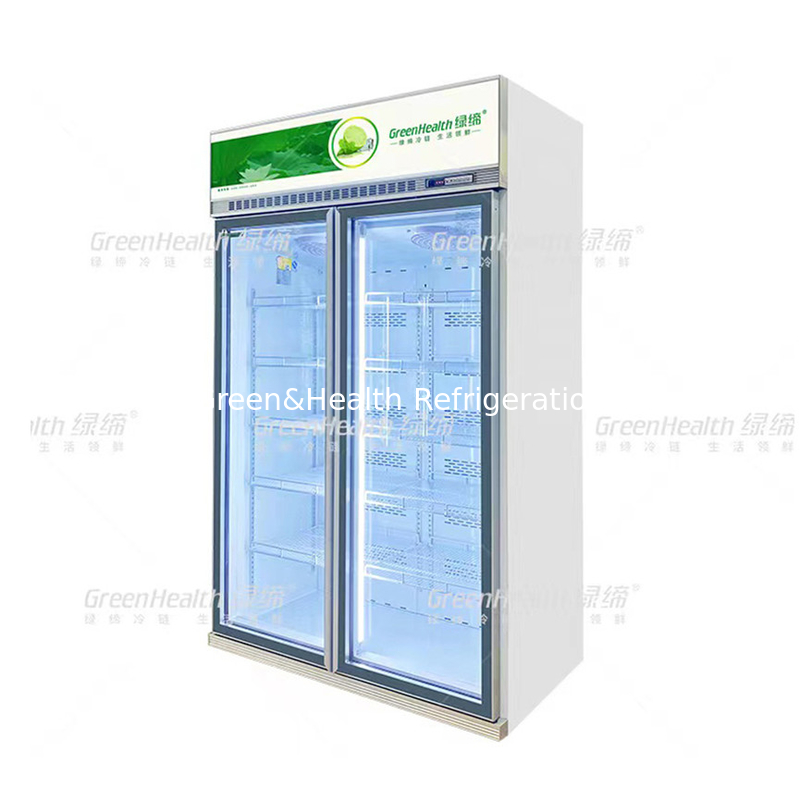 Advanced Customized Supermarket 5 Layers Chiller With Fan Cooling And Cubigel Compressor Unit
