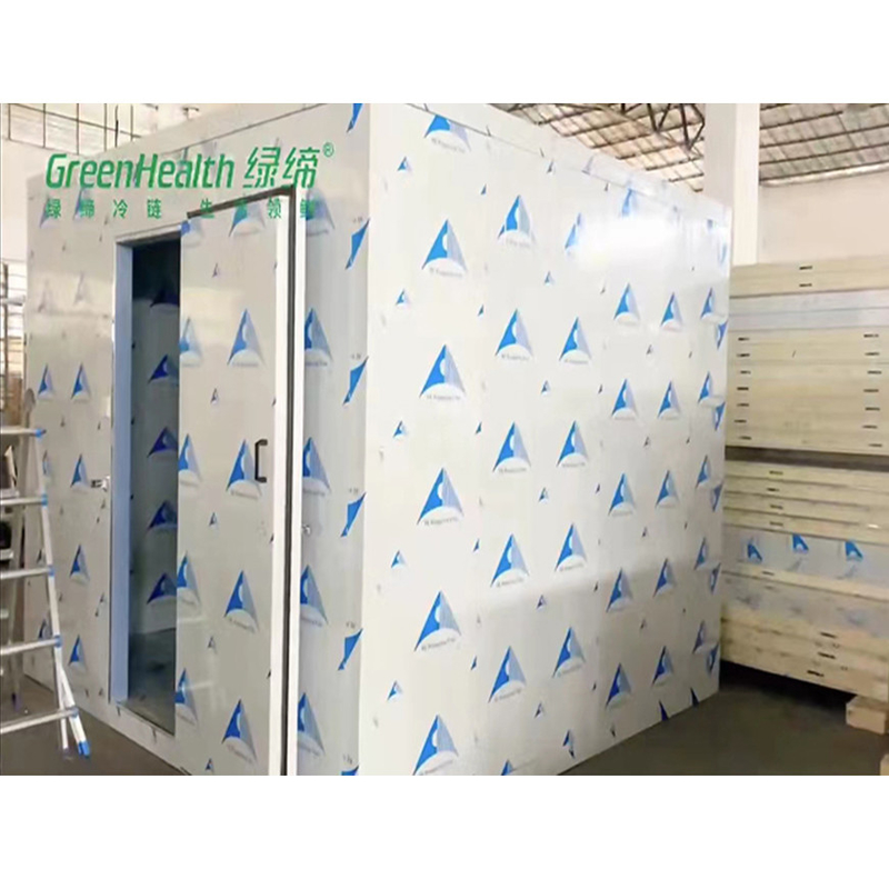 Air Cooling 2-8 Degree PU Panel Stainess Steel Cold Room Chiller For Food Storage