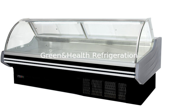 Commercial Deli Display Coolers For Fish With 2~8 ℃ 35~65℃ Temperature