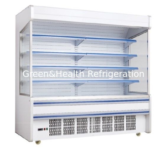 R404a Supermarket Multideck Open Front Cooler With Plug - In Type For Drinks