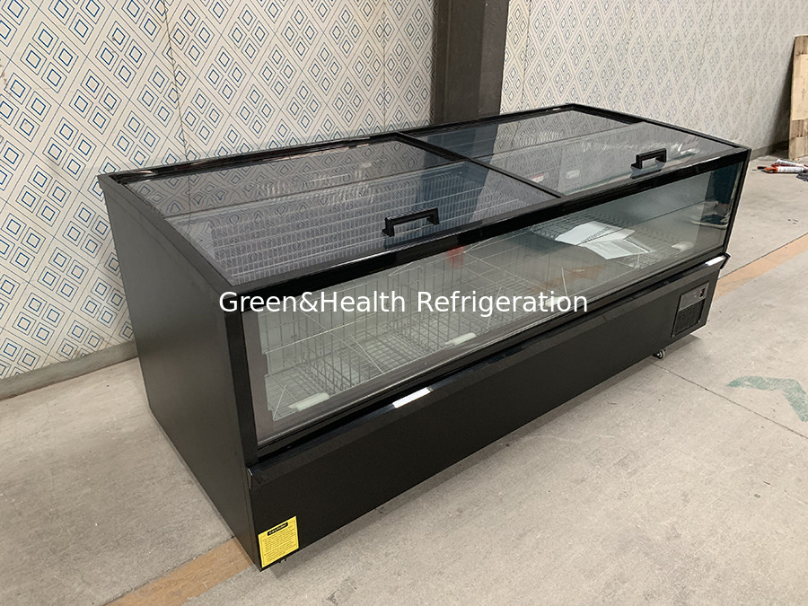 Factory Direct Sales Commercial Horizontal Large Storage Display Commodity Island Cabinet