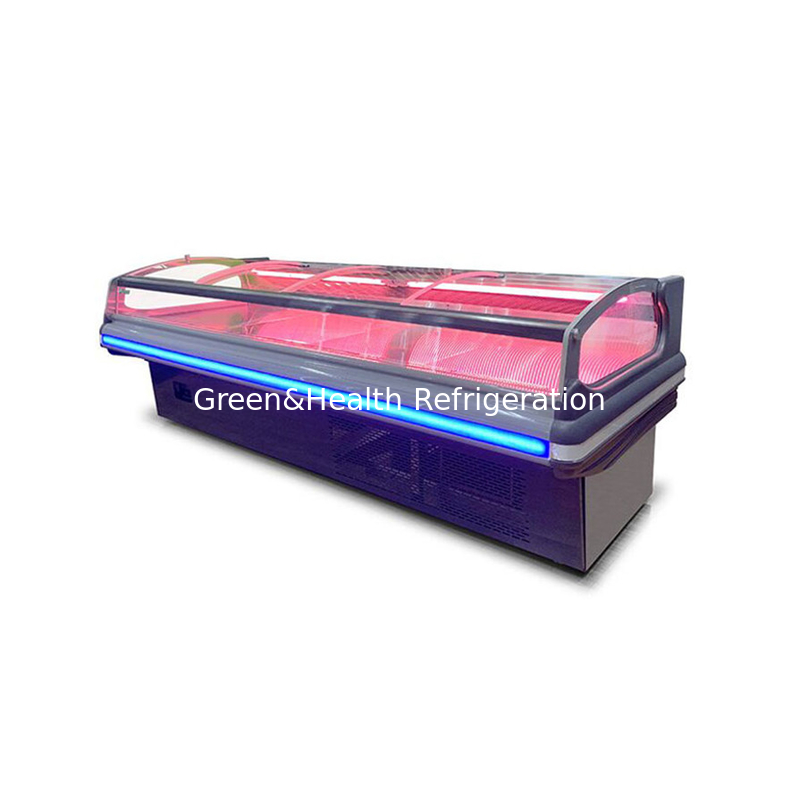 Meat Shops / Supermarkets Storage Refrigerators With LED Lights For Fresh Meat Storage