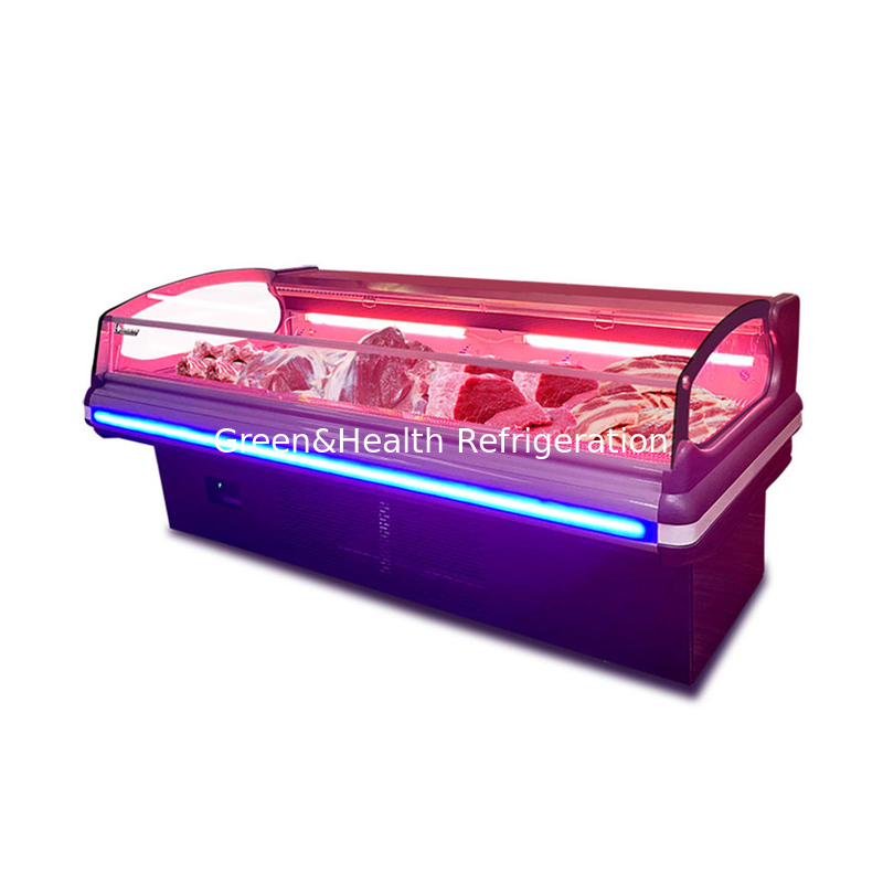 Meat Shops / Supermarkets Storage Refrigerators With LED Lights For Fresh Meat Storage