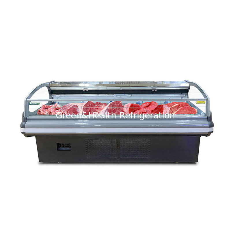 Meat Shops / Supermarkets Storage Refrigerators With LED Lights For Fresh Meat Storage