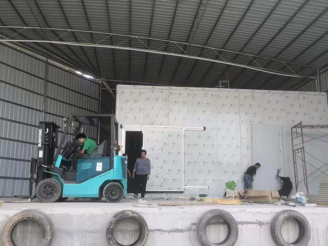 Commercial Food Storage Room Cold Storage Room Indoor Walk-In Freezer With Floor