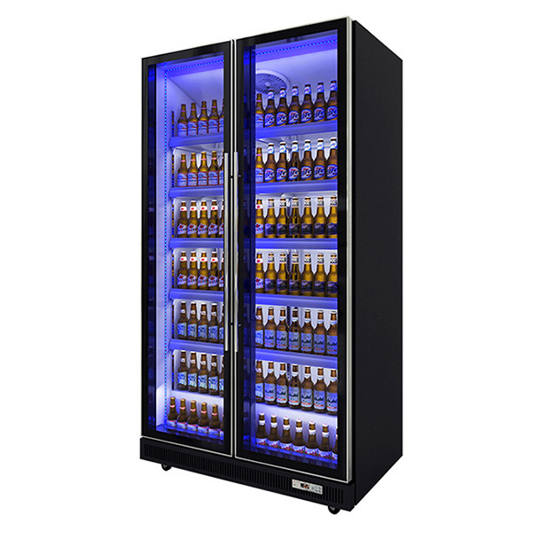 2/3 Doors Multiple Variable Color Beverages Alcoholic Beverages Refrigerated Display Cabinets