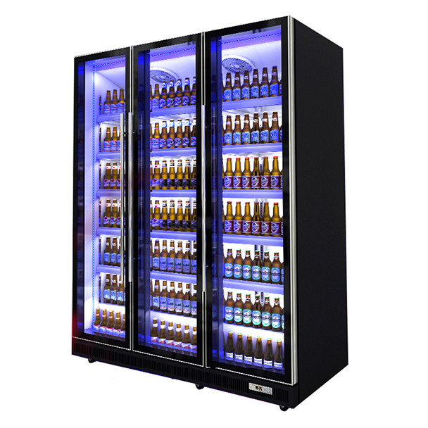 2/3 Doors Multiple Variable Color Beverages Alcoholic Beverages Refrigerated Display Cabinets