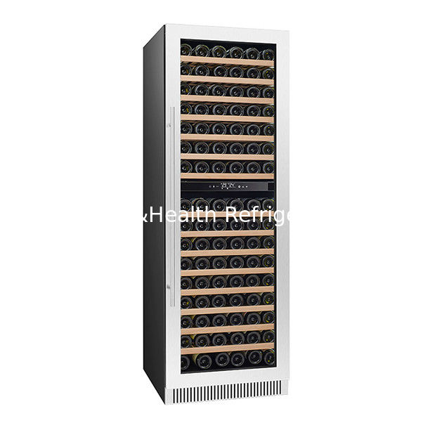 ETL Certificate 326 Units Equipped With Two Glass Doors Three Independent Temperature Wine Coolers