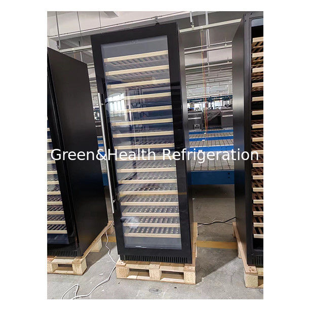 ETL Certificate 326 Units Equipped With Two Glass Doors Three Independent Temperature Wine Coolers