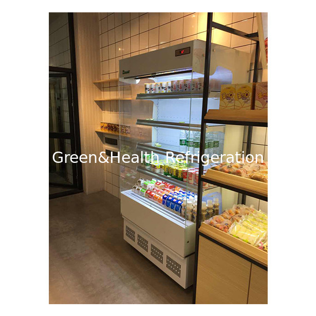 Commercial Low-Temperature Small Fruit And Vegetable Storage Display Small Air Curtain Cabinet Freezer