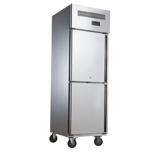 Commercial Vertical Catering Kitchen Stainless Steel Storage Multi Door Freezer Kitchen Freezer