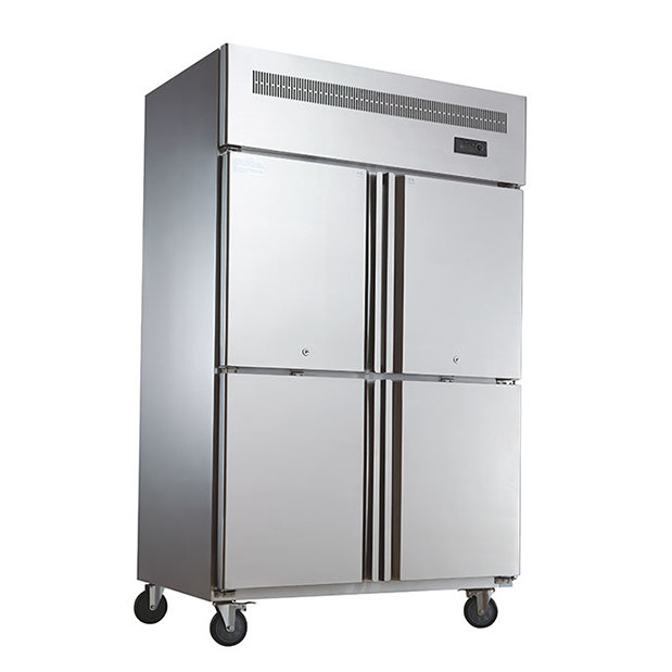 Commercial Vertical Catering Kitchen Stainless Steel Storage Multi Door Freezer Kitchen Freezer