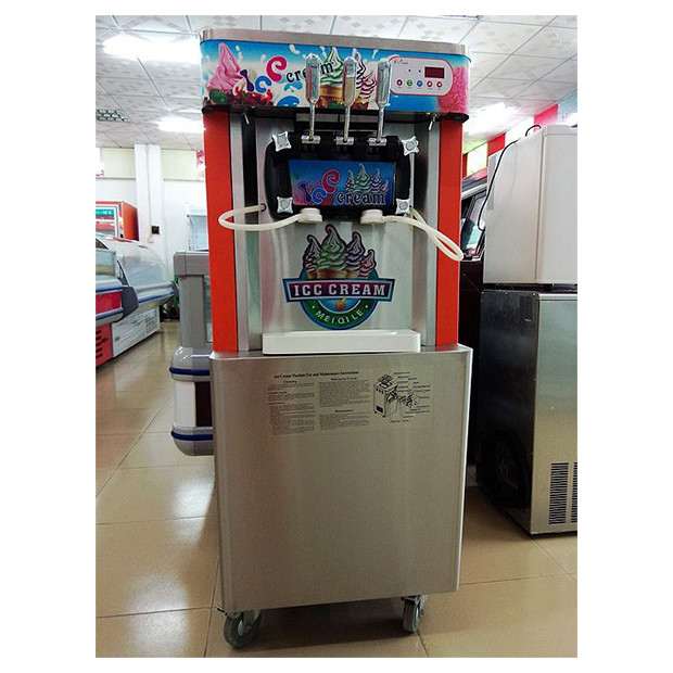 Commercial Vertical Ice Cream Shops / Convenience Stores Use Ice Cream Making Machines