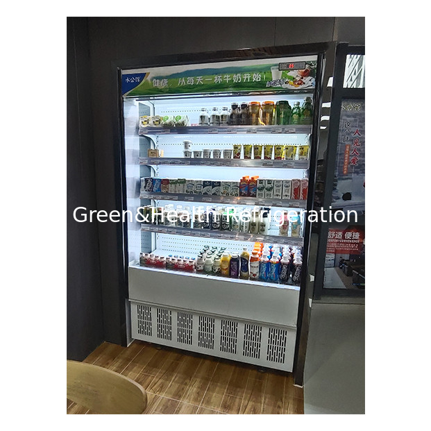 Bottom Mounted Unit For Small Supermarkets/Convenience Stores Storage Display Small Open Type Chiller