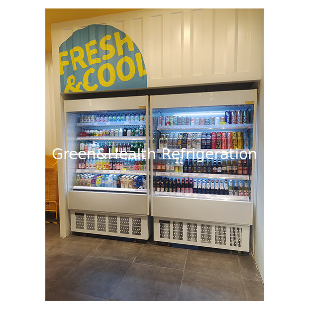Bottom Mounted Unit For Small Supermarkets/Convenience Stores Storage Display Small Open Type Chiller