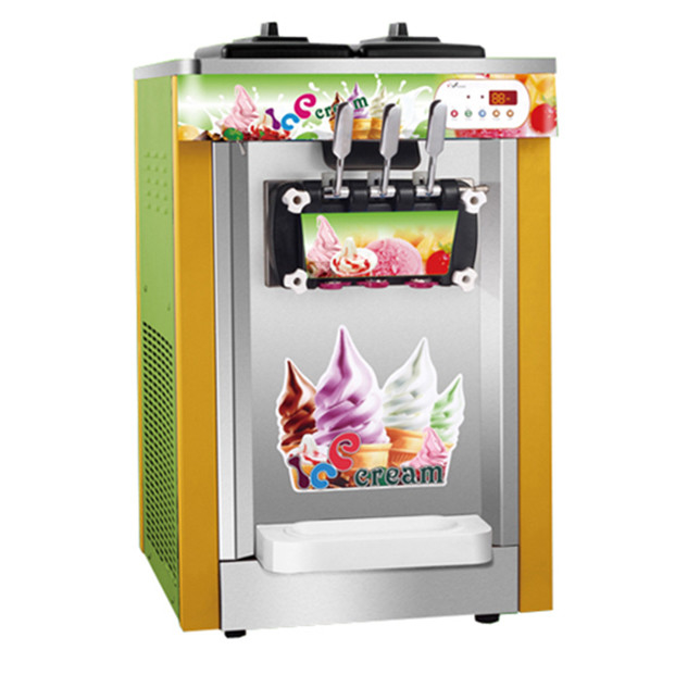 Multi Functional Ice Cream Shop With Multiple Flavors Of Ice Cream Making Machines