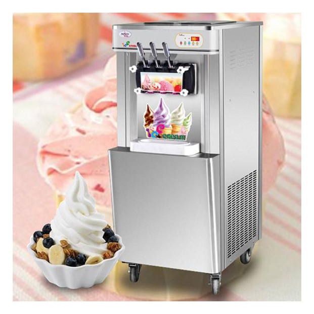 Multi Functional Ice Cream Shop With Multiple Flavors Of Ice Cream Making Machines