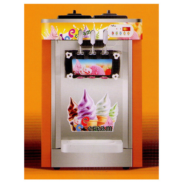 Multi Functional Ice Cream Shop With Multiple Flavors Of Ice Cream Making Machines