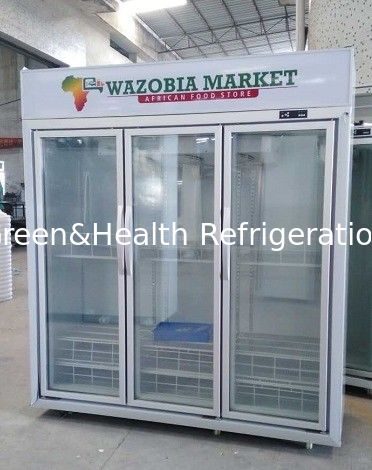 -18 ~ 22℃ Ice Cream Display Freezer With Glass Door For Supermarket