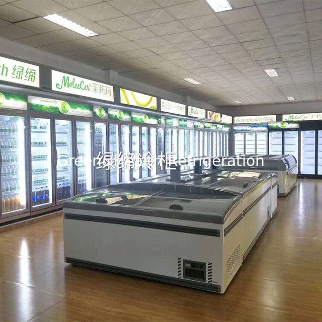 Shop Upright Beverage Display Cooler Automatic Defrost Five Pcs Per Door