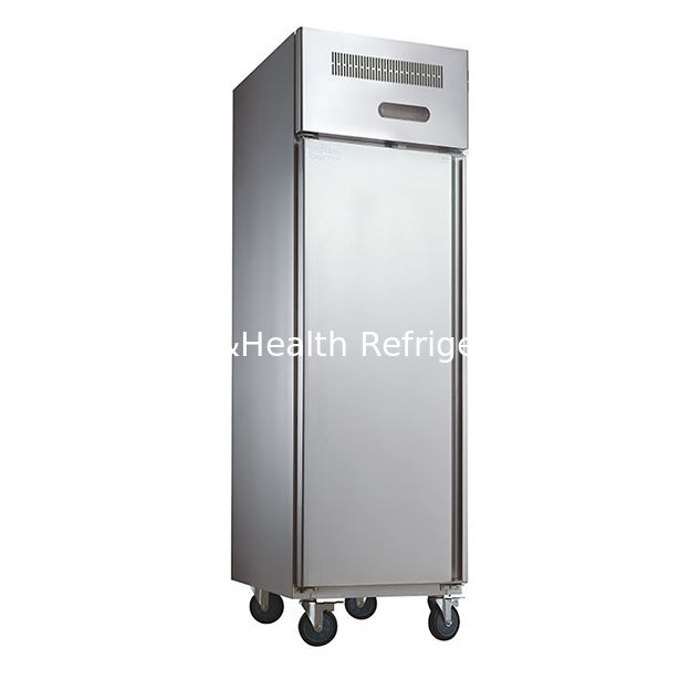 Commercial Vertical Stainless Steel Kitchen Freezer with 1480mm Length and Dynamic Cooling Fan Motor