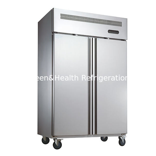 Commercial Vertical Stainless Steel Kitchen Freezer with 1480mm Length and Dynamic Cooling Fan Motor