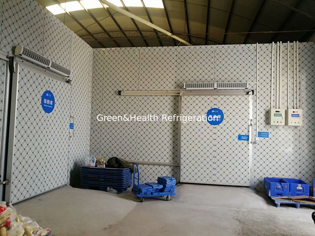 Guagnzhou Commercial Walk In Chamber Cold Storage Cooler Refrigerator For Fruits And Vegetables