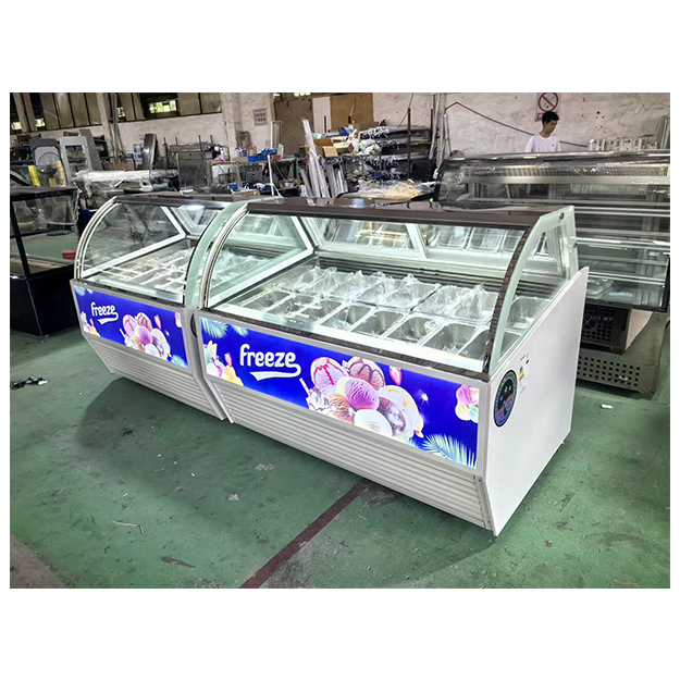Ice Cream Shops/Supermarkets Use Storage Refrigeration To Display Ice Cream Display Refrigerators