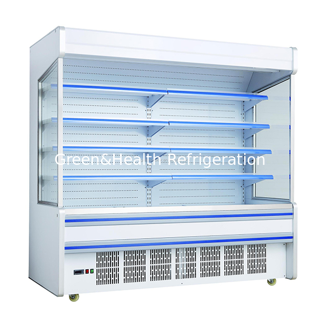 Open Style Refrigerated Display Air Curtain Cabinet With High-Quality Built-In Compressor In The Factory