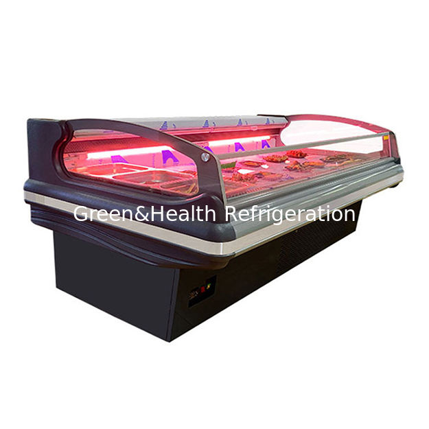 Commercial Horizontal Supermarkets Use Stylish European Style Fresh Meat Storage Refrigerators