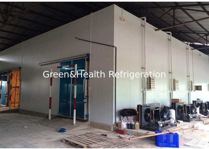 Guagnzhou Commercial Walk In Chamber Cold Storage Cooler Refrigerator For Fruits And Vegetables