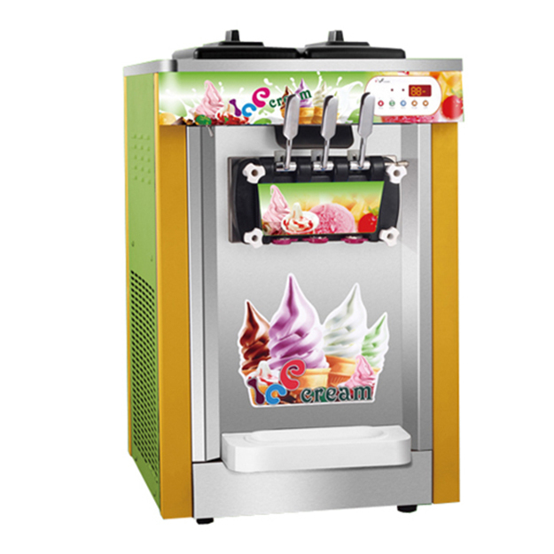 Vertical Ice Cream Shops/Stores Use Commercial Ice Cream Manufacturing Machines