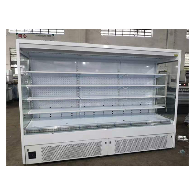 High Quality Right Angle Supermarket Refrigerated Storage Display Open Freezer In The Factory