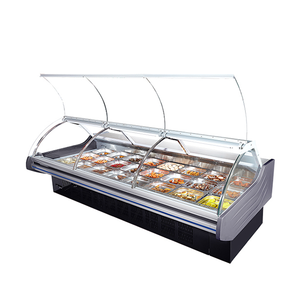 High Quality Cooked Food Stores In Factories/Markets Using Refrigerated Storage Display Of Cooked Food Refrigerators