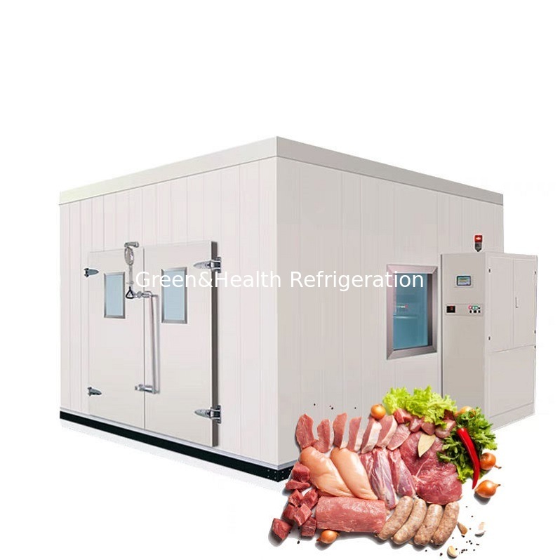 Guangzhou Customize Walk In Freezer Cold Storage Room Unit For Butchery Meat