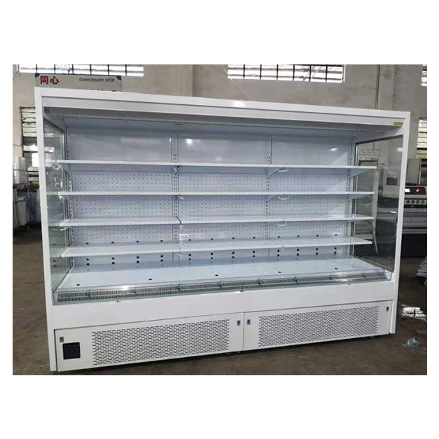 Right Angle Open Type Refrigerators With Multiple Shelves For Sale
