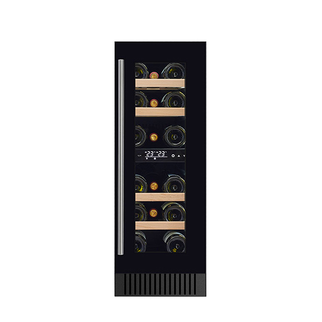 ETL Certificate Vertical Single Door 18 Bottle Red Wine Refrigerated Storage Display Freezer
