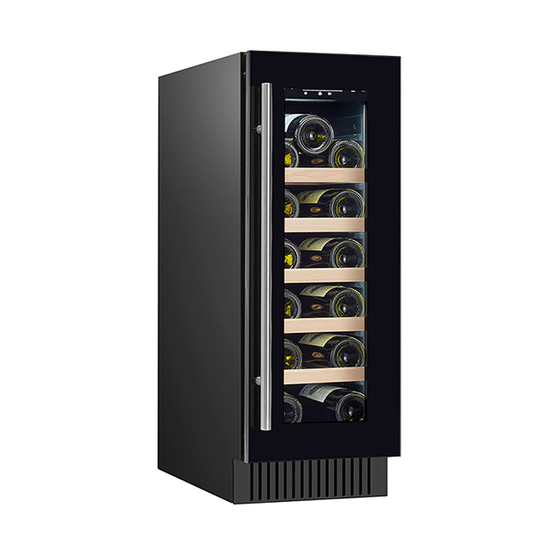 ETL Certificate Vertical Single Door 18 Bottle Red Wine Refrigerated Storage Display Freezer