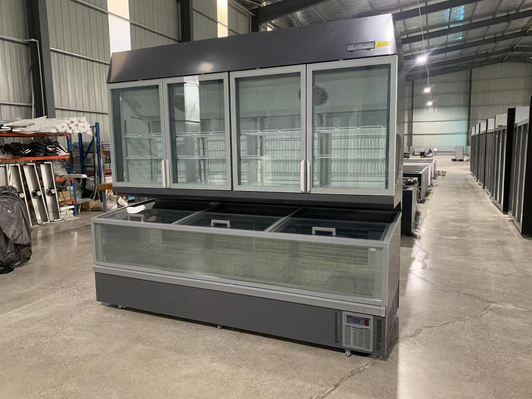 Auto-Defrost Combined Freezer Vertical & Horizontal Merchandiser with -16°C to -22°C