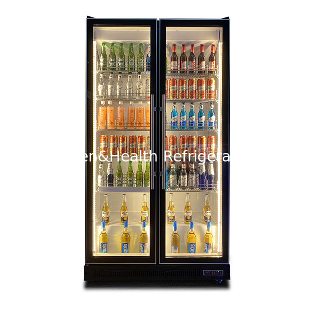 Adjustable Multiple LED Lights For Beverage/Alcoholic Beverage Refrigeration Display Freezer