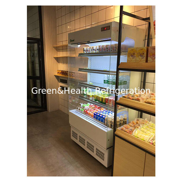 Small Supermarkets/Shops Store Fruits/Vegetables In Open Refrigerators Mini Cooler