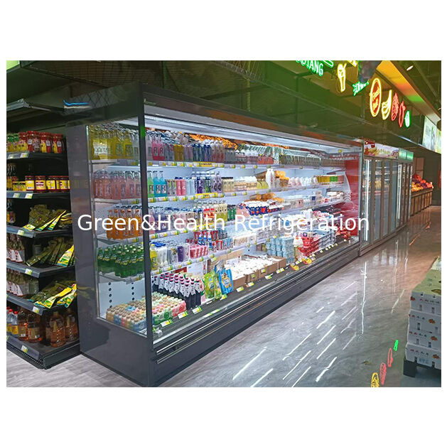 Factory Direct Supermarket High-Quality Storage Food Refrigeration Open Type Freezer Fridge