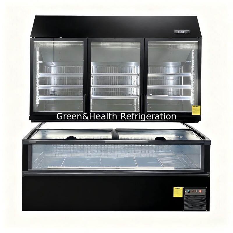 Auto-Defrost Combined Freezer Vertical & Horizontal Merchandiser with -16°C to -22°C