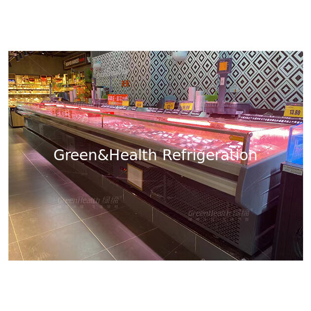 Built In Imported Compressor Factory Direct Sales Semi Open Fresh Meat Refrigerated Freezer
