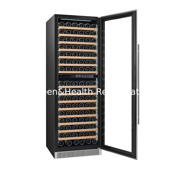 ETL Certificate 185 Bottle Single Temperature Zone Fashionable High-End Red Wine Refrigerated Display Freezer