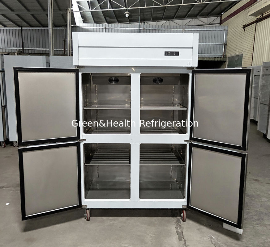 Vertical Commercial Upright Freezer With Big Capacity R134 / R404 Refrigerant