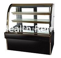 Danfoss Compressor Cake Display Freezer With Back Open Glass Door Bakery Display Cases